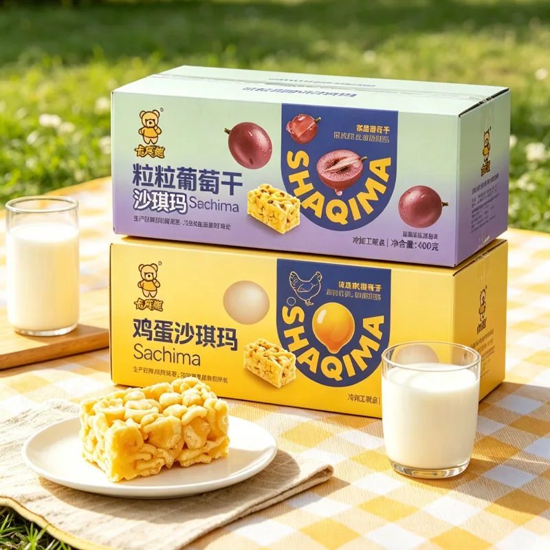 卡宾熊葡萄干沙琪玛400g