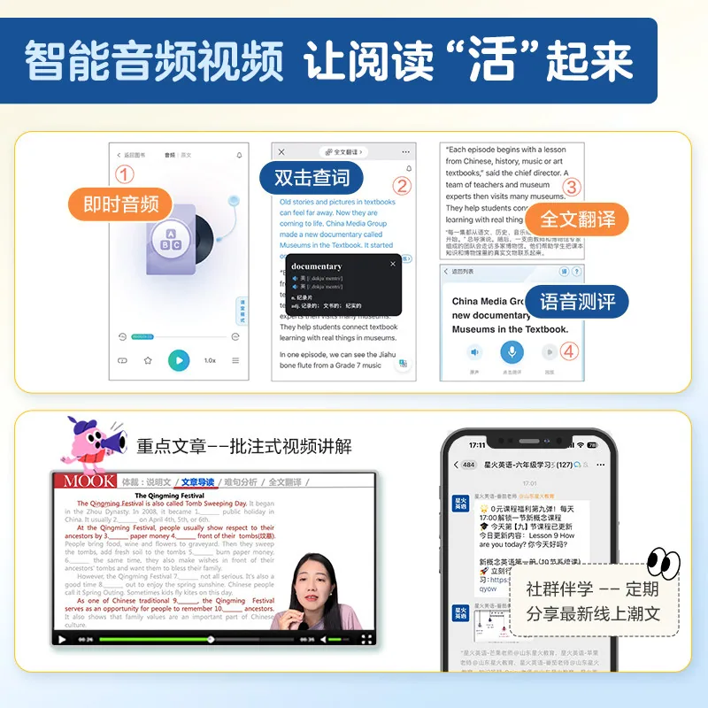 星火英语小升初英语时文阅读封面（细节图 1）