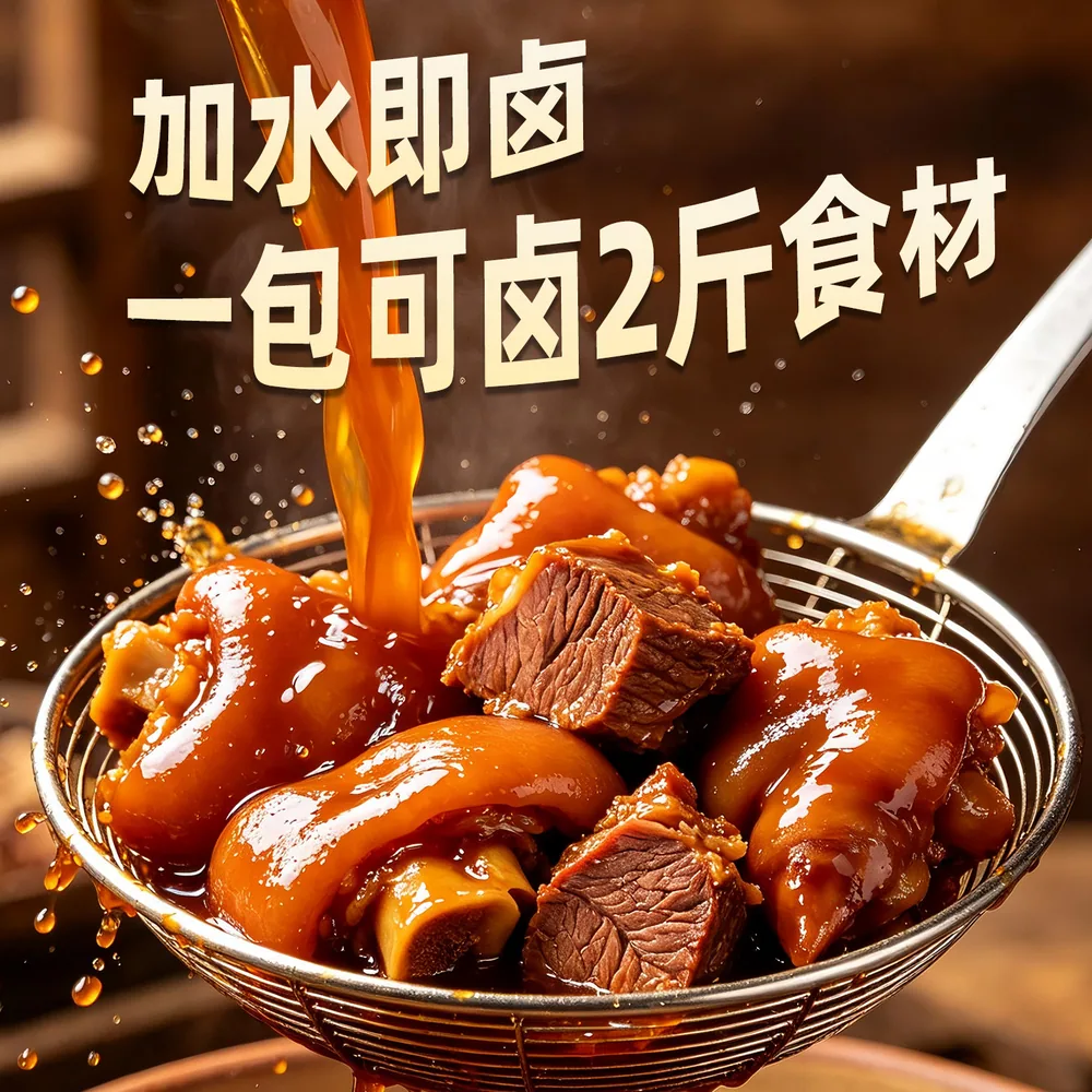 安琪减盐五香老卤汁120g*2袋小包装（细节图 2）