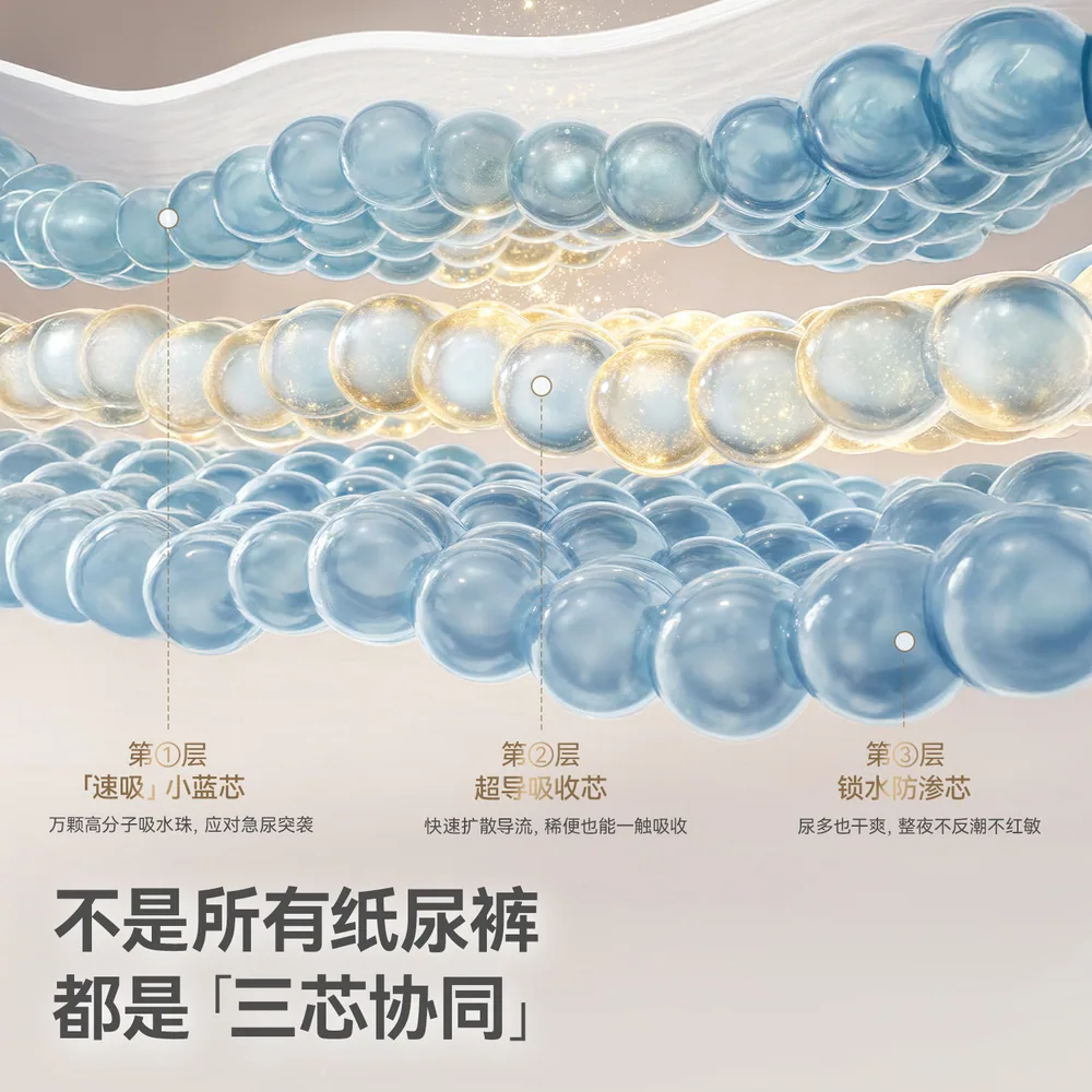 贝肽斯胎脂皮防护大师纸尿裤2包装主图（细节图 2）