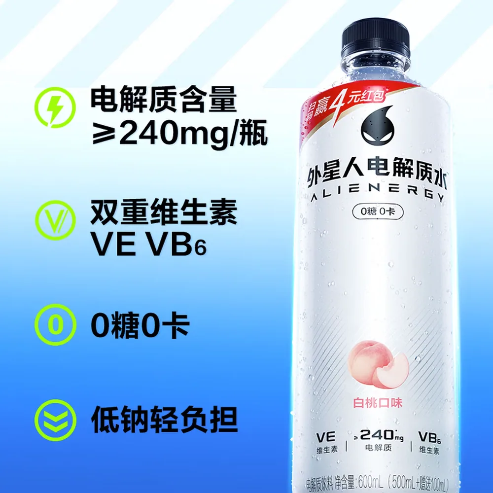 外星人电解质水600ml瓶装（细节图 1）