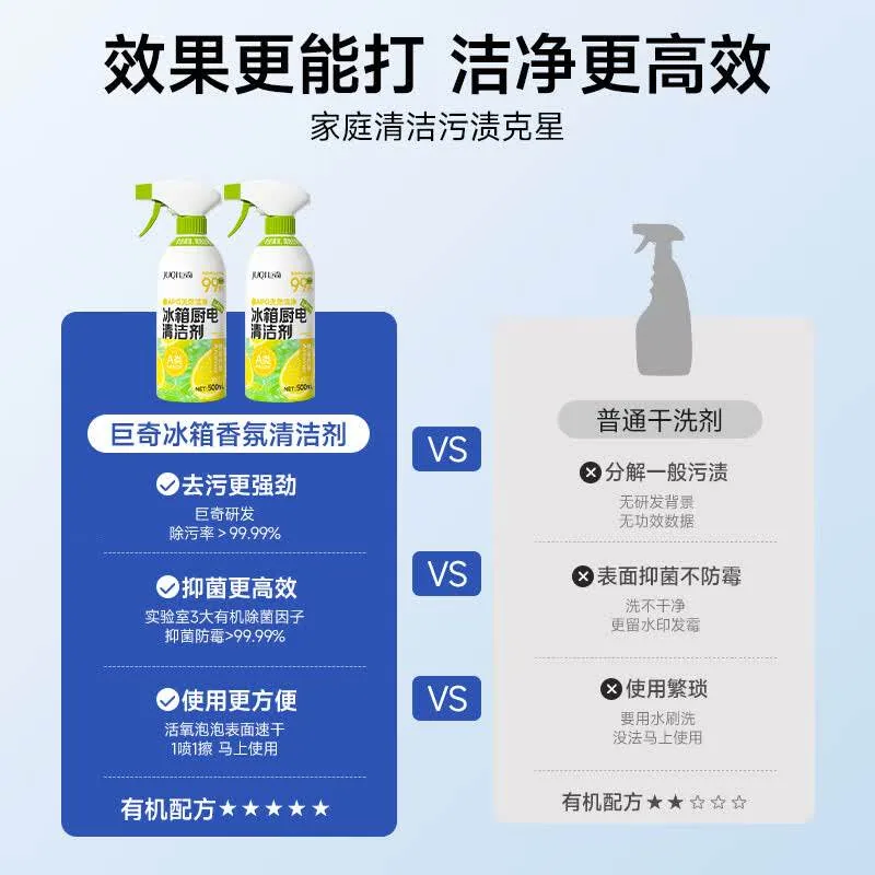 巨奇严选多功能冰箱厨电清洁剂500ML