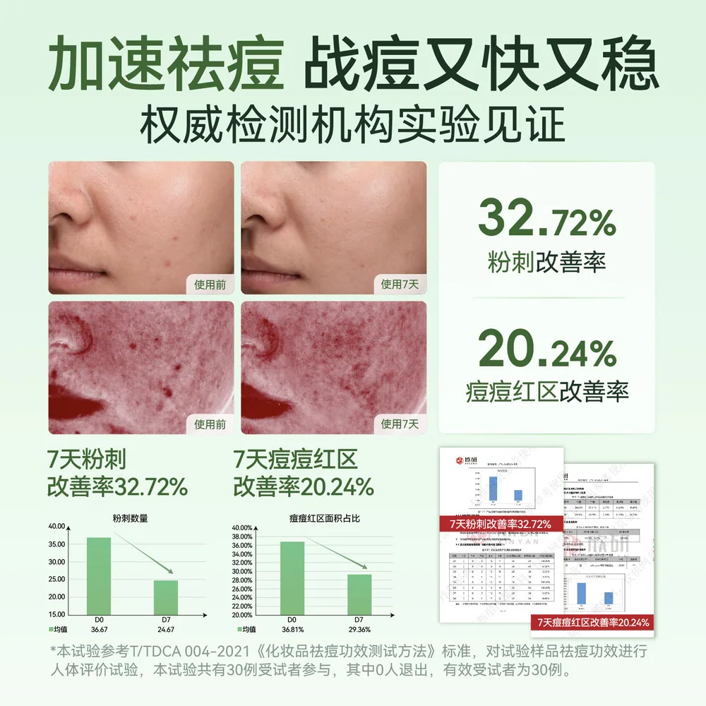 丹斯彤祛痘环肽精华净痘舒缓乳液3支装（细节图 1）
