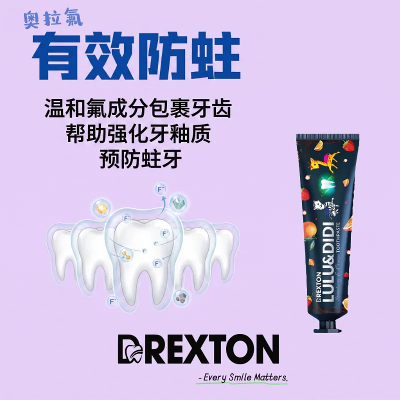 固康盾儿童含氟牙膏75g哈密瓜味一支装（细节图 1）