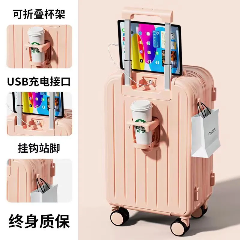 灯火阑珊铺加厚静音万向轮子母拉杆箱登机款（细节图 2）