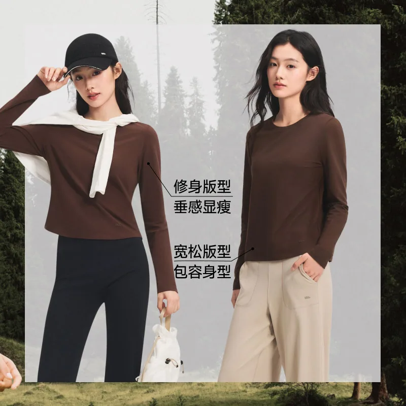 蕉下女士修身宽松长袖T恤S-XXL（细节图 2）
