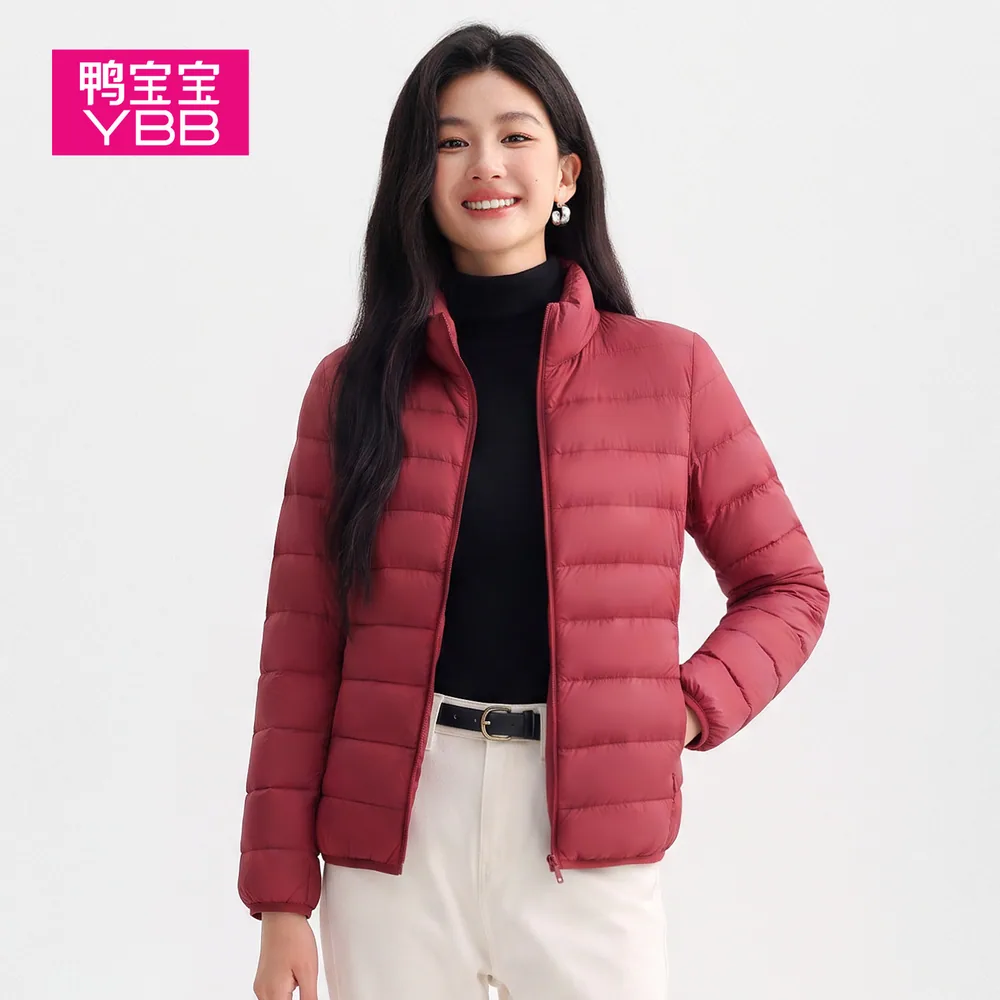 鸭宝宝轻薄90鸭绒立领羽绒服女款（细节图 1）