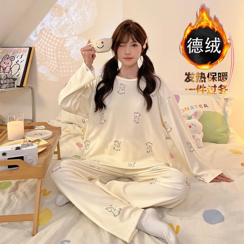 CK秋款睡衣长袖套装