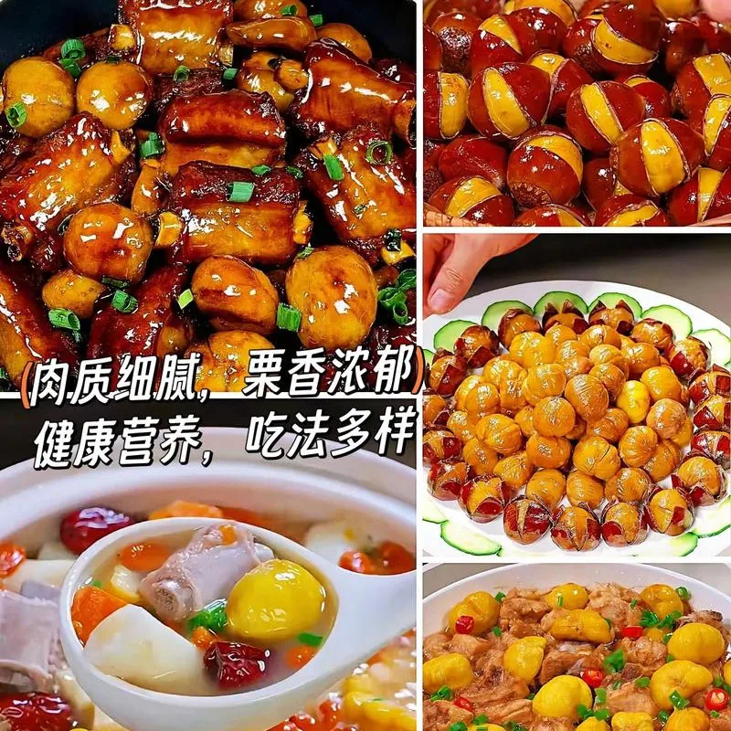新下树新鲜5斤丹东板栗整袋装（细节图 1）
