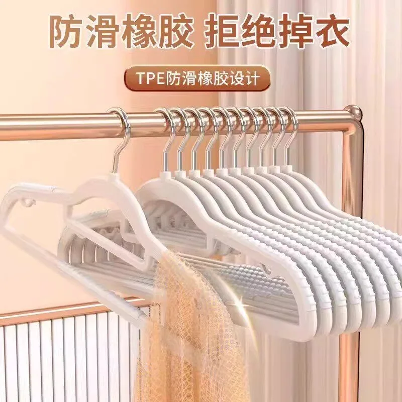 象牙白防滑无痕一体款可旋转衣架10个（细节图 1）