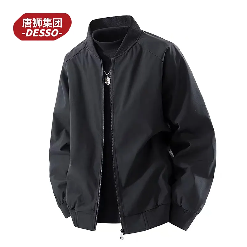 唐狮男士飞行夹克棒球服外套