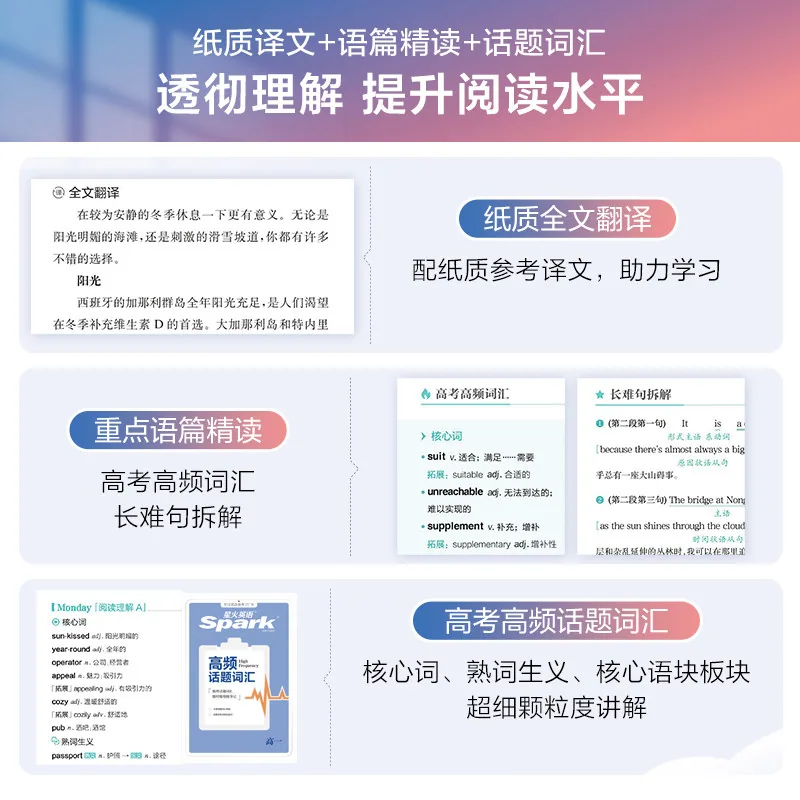 星火英语高中时文阅读与传统文化封面（细节图 1）