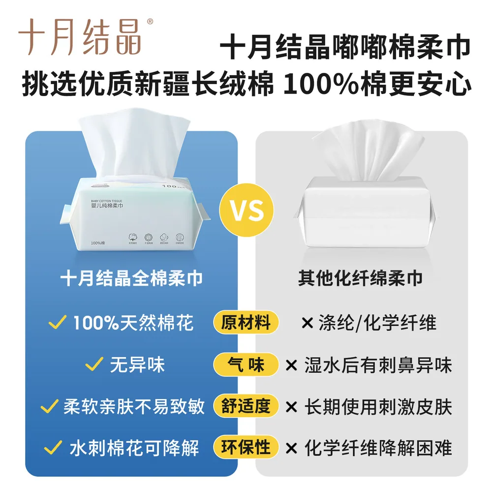 十月结晶婴儿嘟嘟棉柔巾