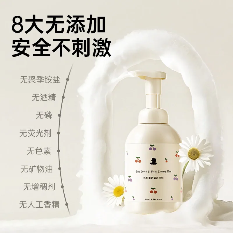 小白熊奶瓶清洗剂玩具果蔬奶嘴洗洁精（细节图 1）