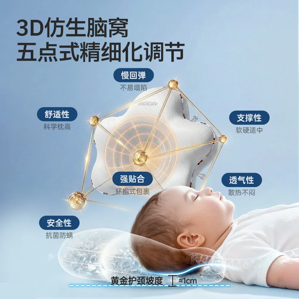 Hagaday婴儿定型枕升级款