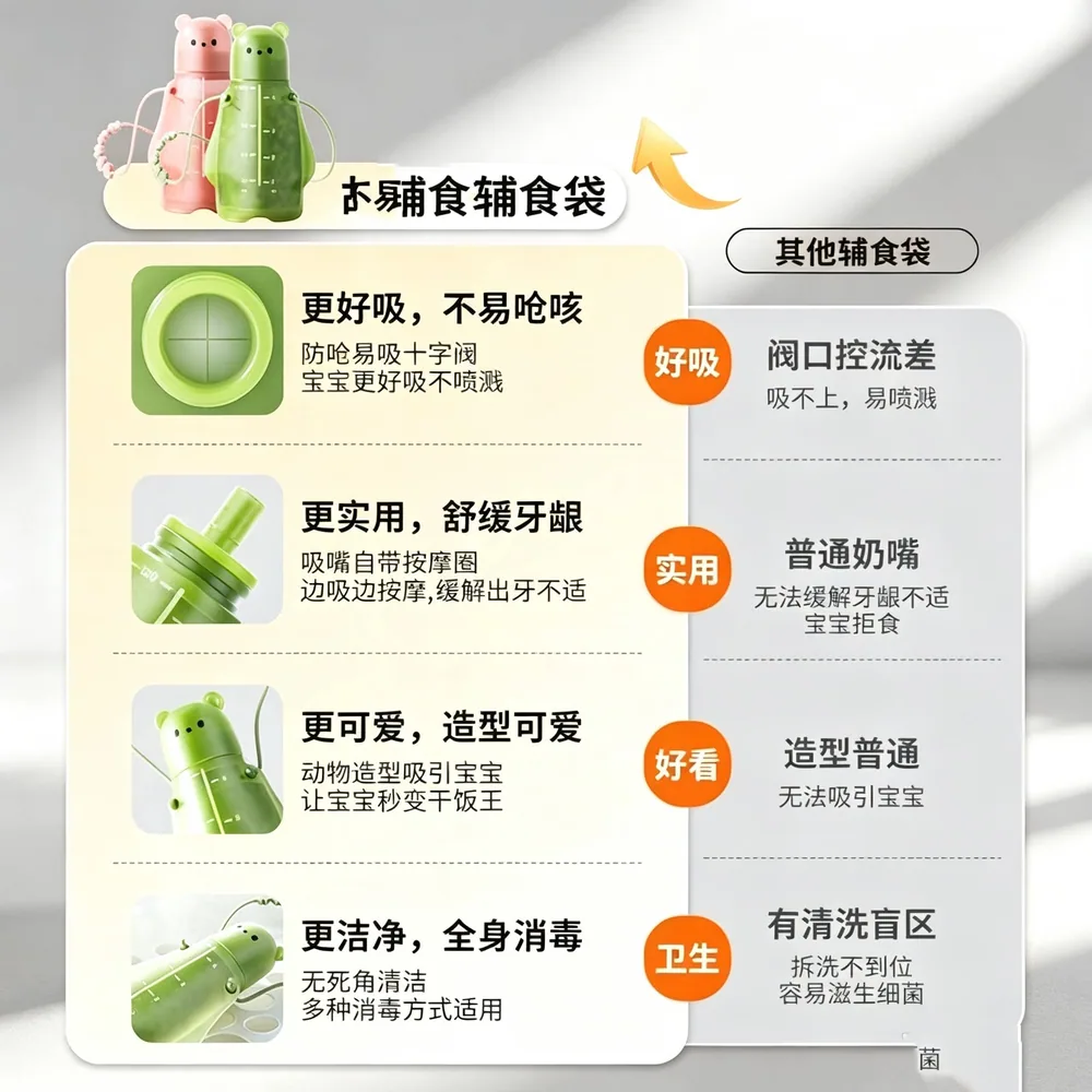 JQ婧麒婴儿辅食袋