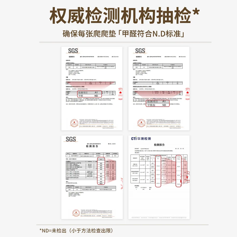 品高玩具无毒加厚婴儿爬行垫180*160*1.5CM（细节图 2）