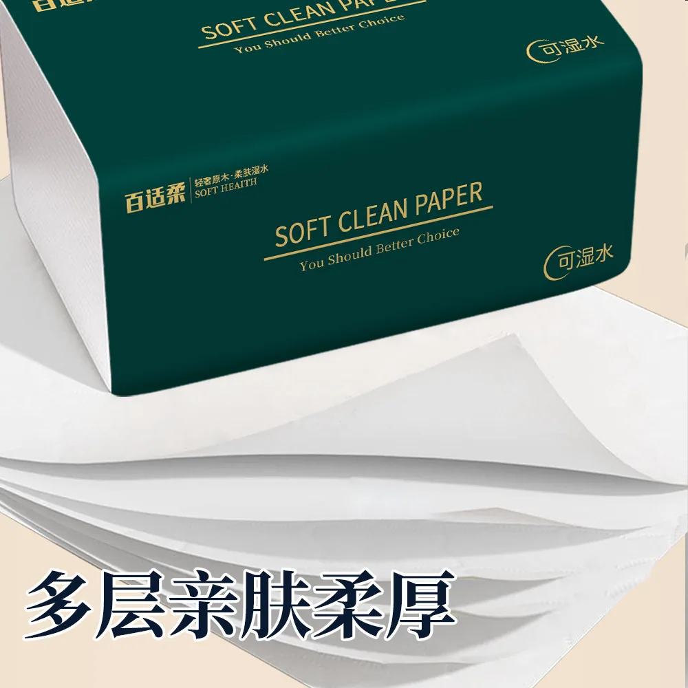 百适柔5包装抽纸420张原生木浆（细节图 2）