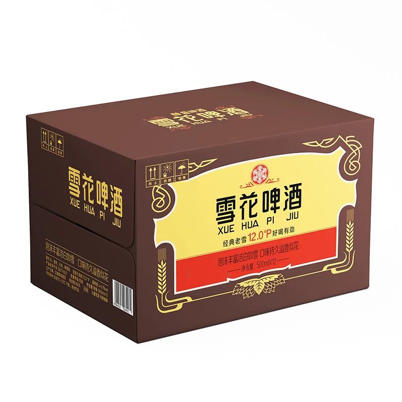 雪花经典老雪啤酒500ml12听两箱装（细节图 1）