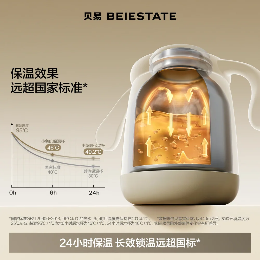 贝易儿童保温杯吸管学饮杯