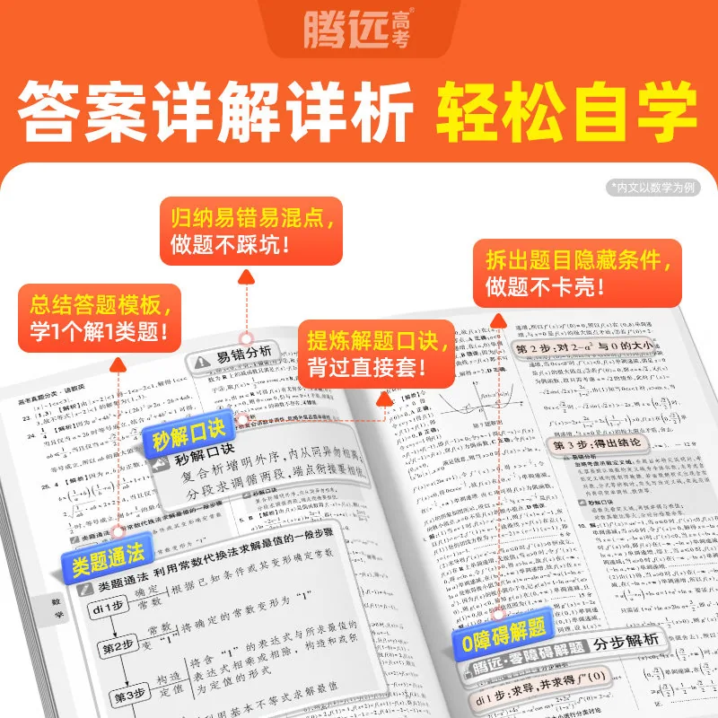 万唯腾远五年高考真题分类汇编全套封面（细节图 2）