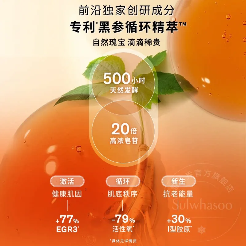 雪花秀第六代人参肌底精华90ml