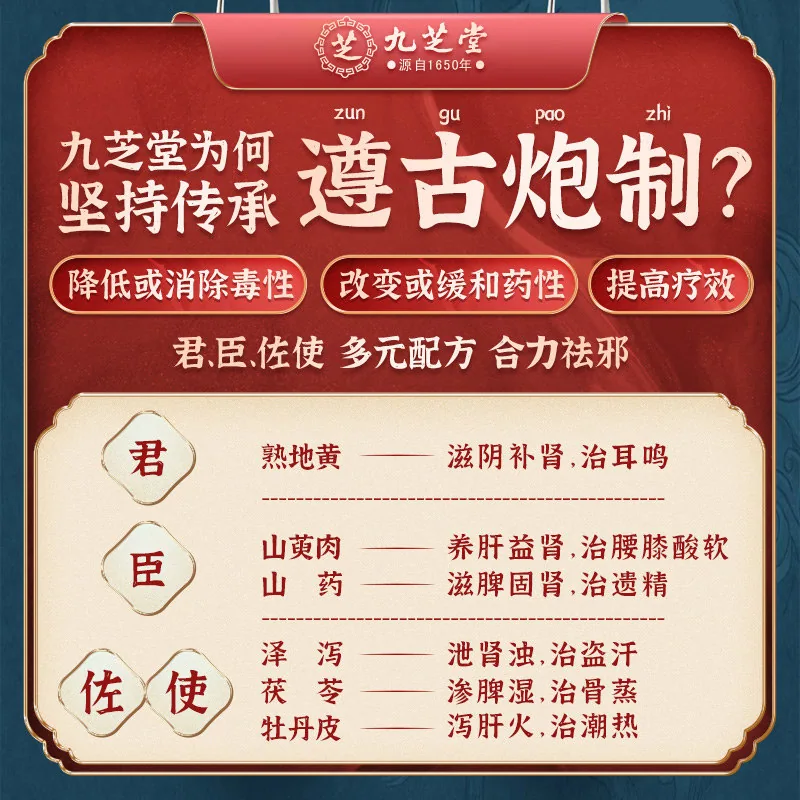 九芝堂六味地黄丸正品装（细节图 2）