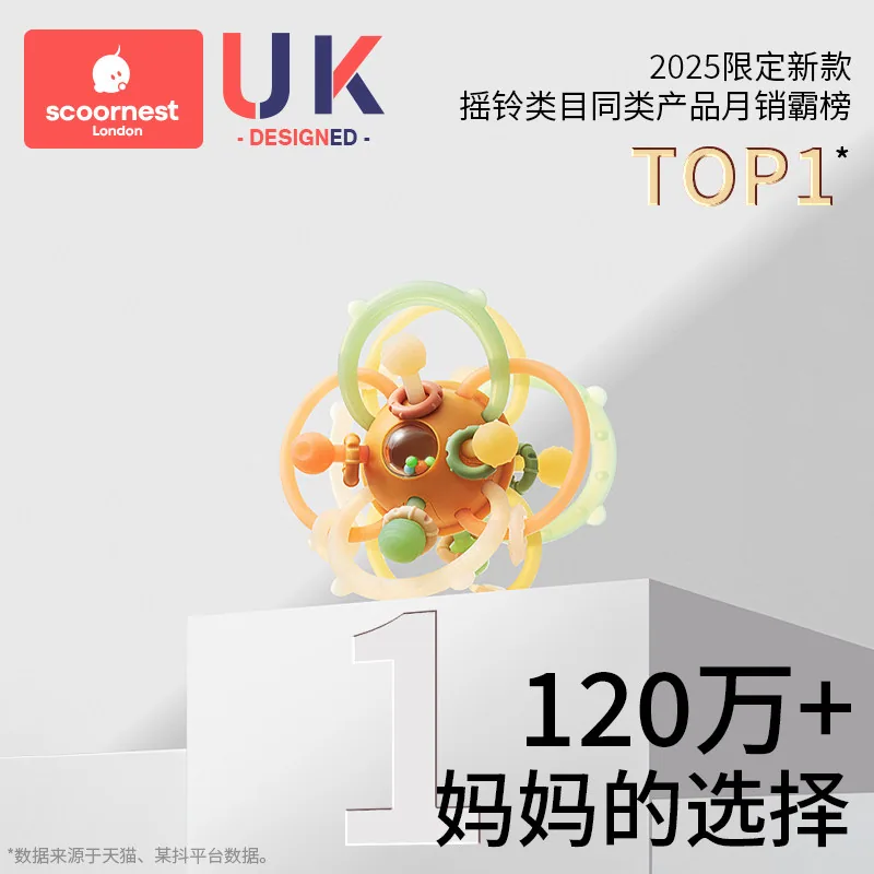 科巢曼哈顿手抓球硅胶牙胶（细节图 1）