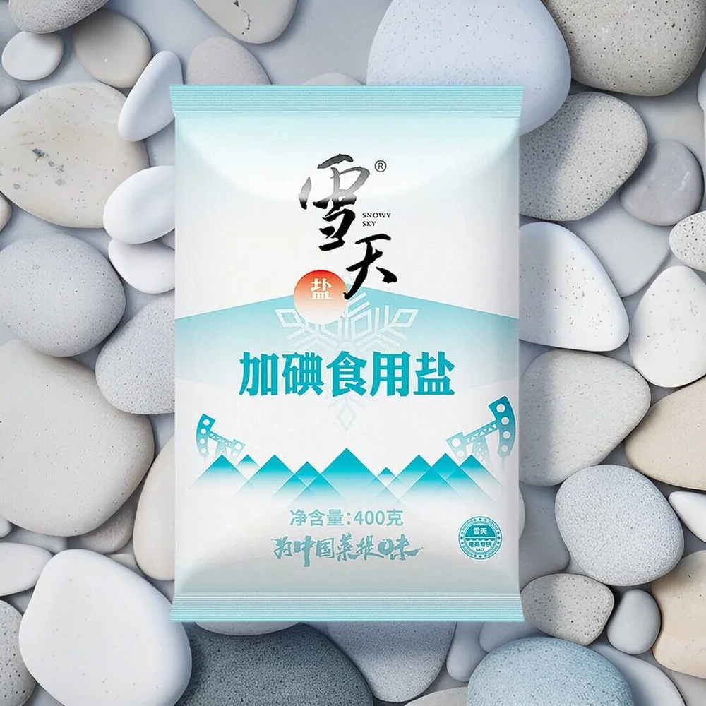 雪天精制井矿细盐400g×7