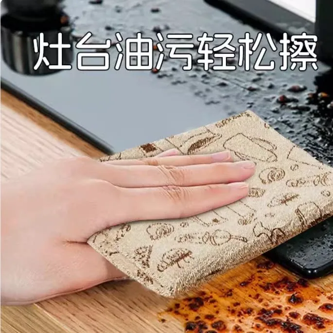 万顺百货工厂10A抗菌撕撕乐周抛加厚厨房抹布一卷装（细节图 1）