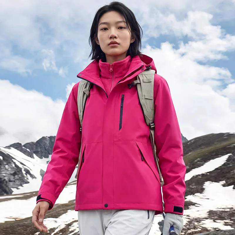 雪中飞冬季三合一羽绒服可拆卸内胆款（细节图 1）