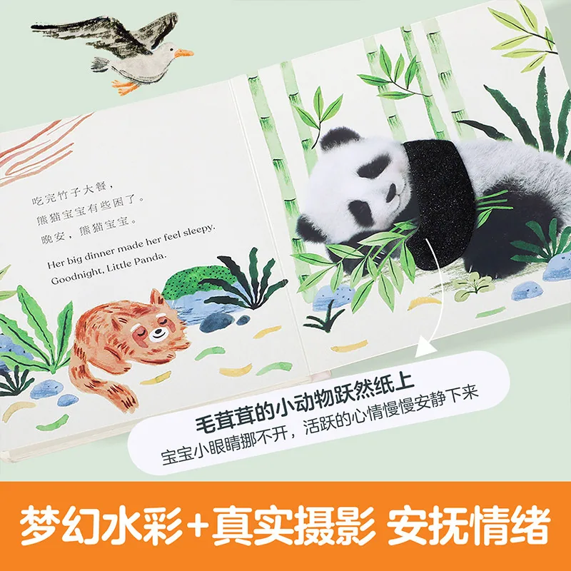 乐乐趣0-3岁触摸纸板晚安绘本两本装（细节图 2）