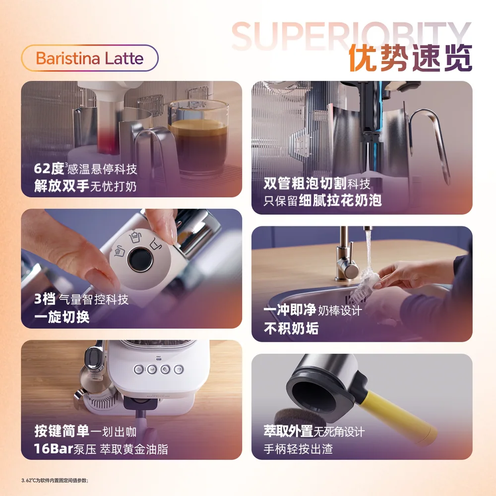 飞利浦BaristinaLatte意式全自动