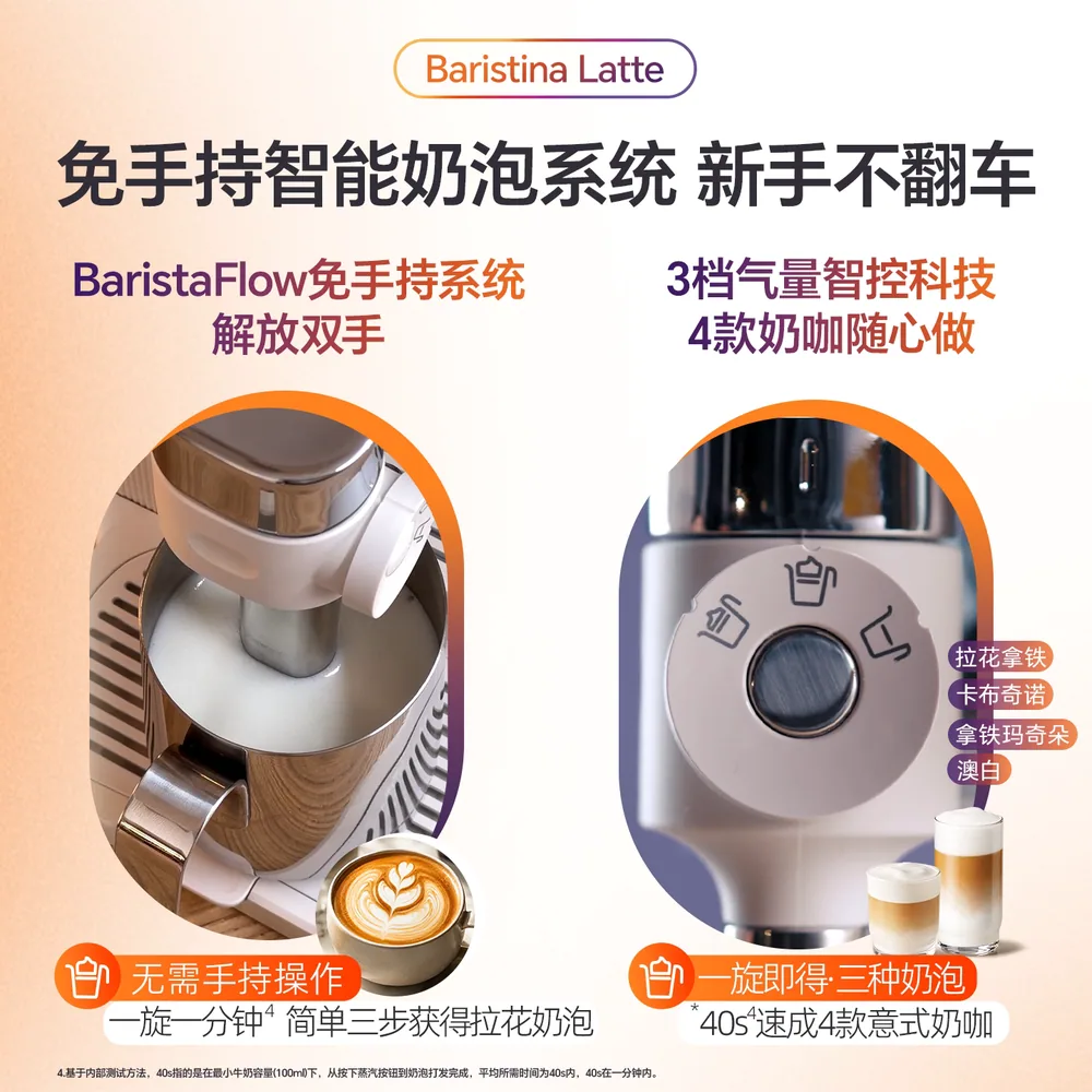 飞利浦BaristinaLatte意式全自动咖啡机主机（细节图 1）