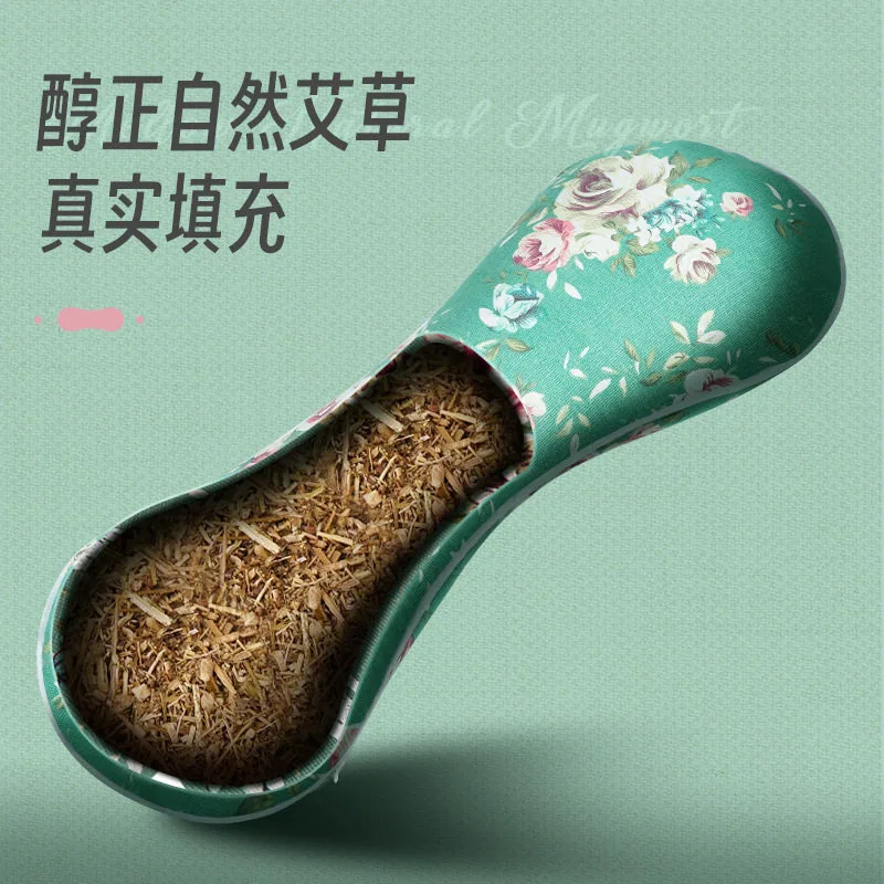 木栖林颈椎枕护颈枕艾草清凉骨头枕主图（细节图 1）