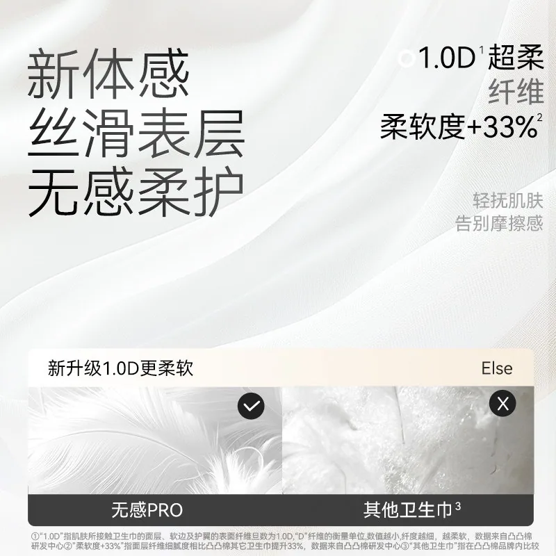 凸凸棉卫生巾日夜用组合装产品图（细节图 1）