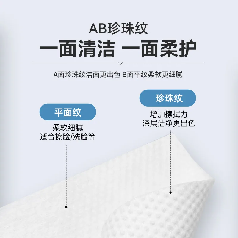 漫花一次性洗脸巾3包21片抽取式（细节图 1）
