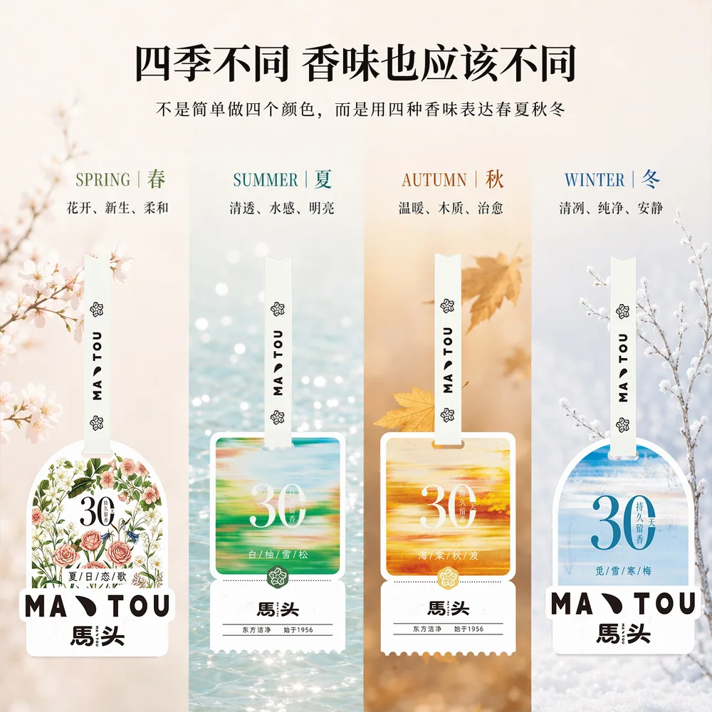 马头香薰卡片1片装
