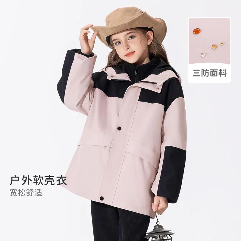 巴布豆儿童三防外套春秋款开衫（细节图 2）