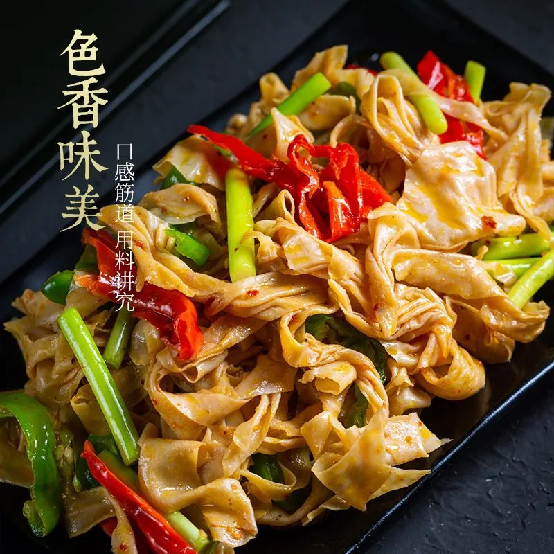 念村人农家手工豆皮500g包装图（细节图 1）