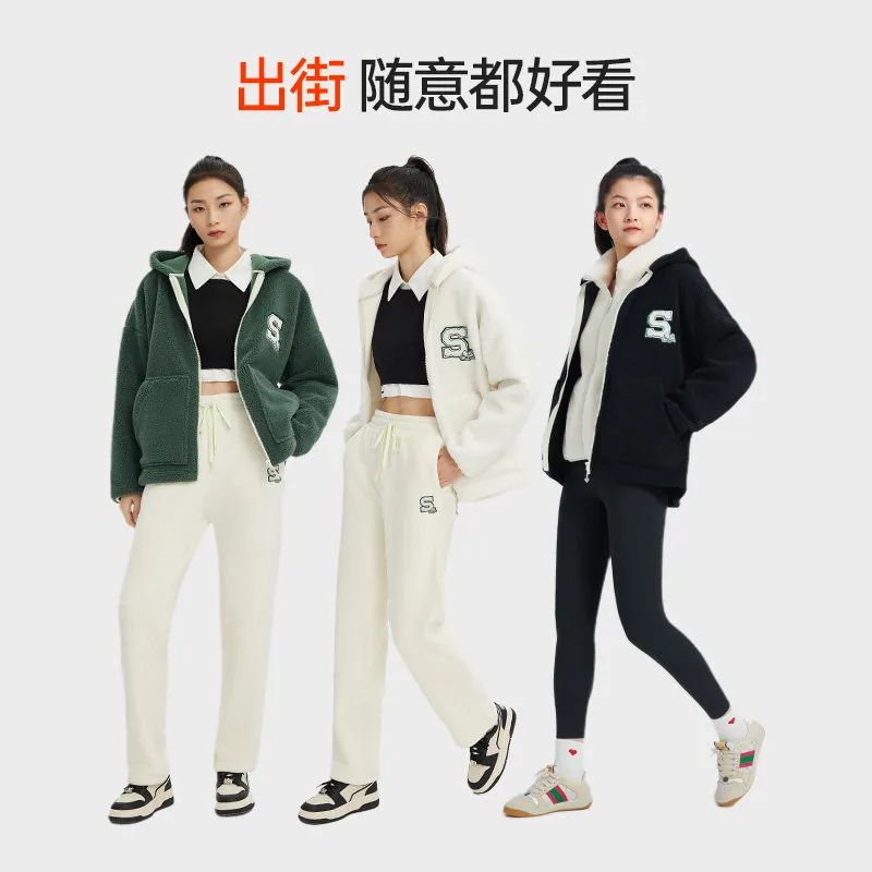 SKYHAND羊羔绒外套加绒加厚连帽款（细节图 2）