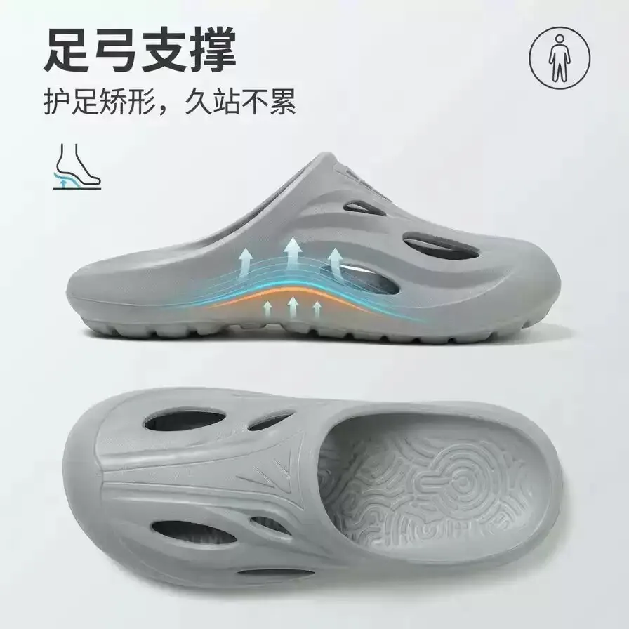 惠夫人男士轻奢包头拖鞋 极简款（细节图 2）