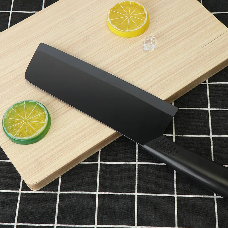 利瓷陶瓷菜刀镜面黑刀刀身展示（细节图 2）