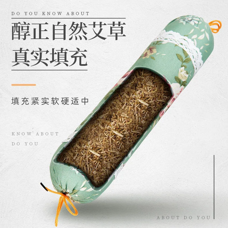 木栖林艾草颈椎枕圆柱枕主图（细节图 1）