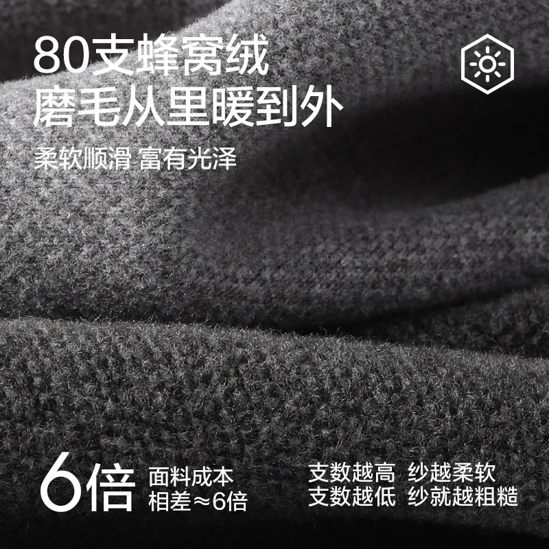 猫人女士加绒护膝保暖秋裤S-XXL（细节图 2）