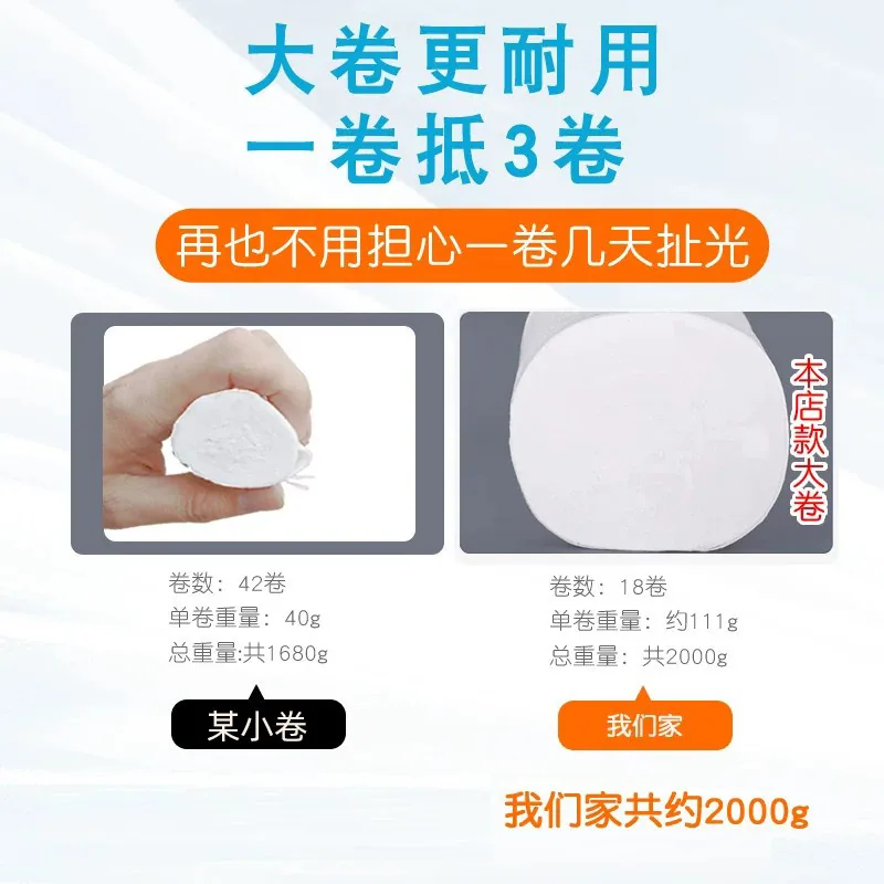 福百年原生木浆大卷纸18卷装（细节图 1）