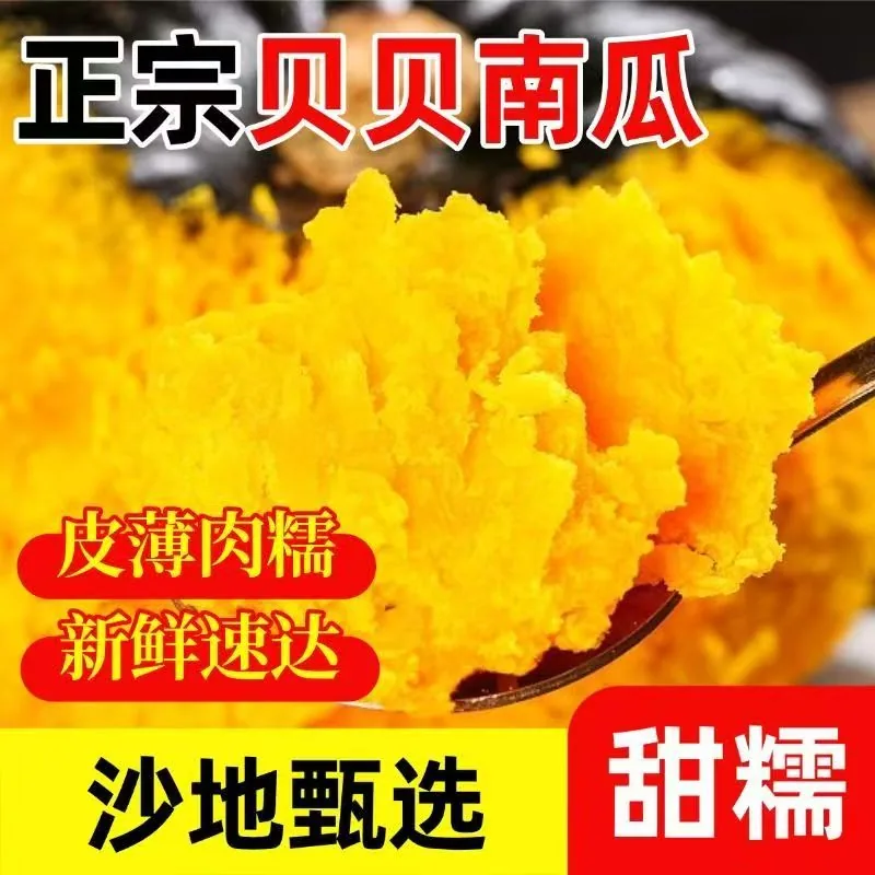 新鲜蔬菜贝贝南瓜4.5斤