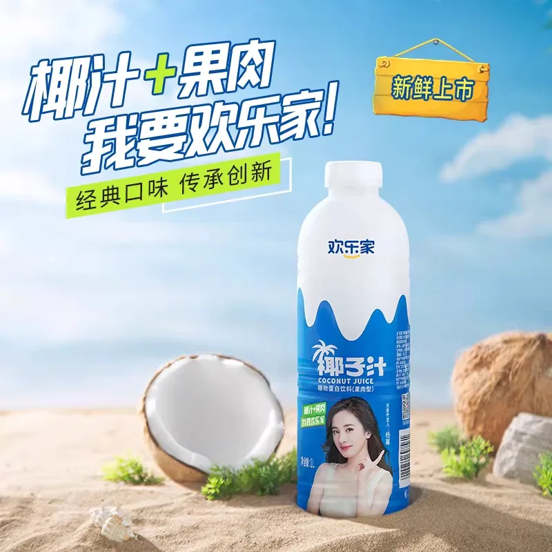 欢乐家整箱1L*6瓶椰汁植物蛋白饮料（细节图 2）