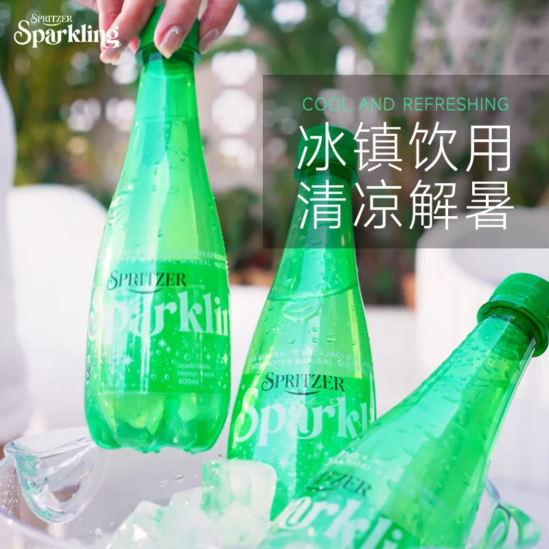 事必胜无糖原味气泡水400ml六瓶装（细节图 2）