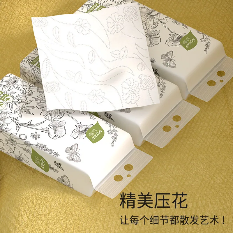 天降丝飘抽纸悬挂式200张一提装（细节图 1）